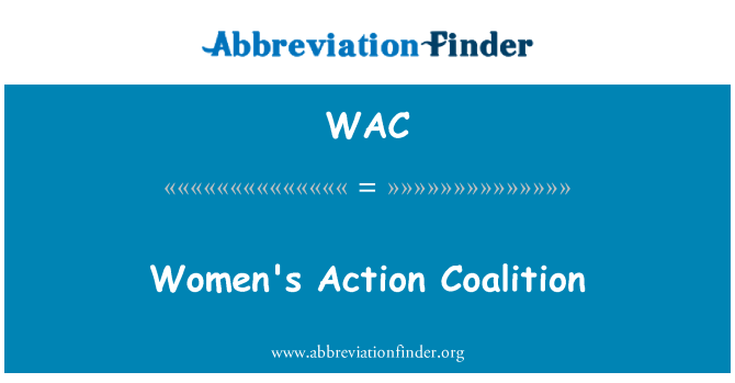 WAC: Sieviešu rīcības Coalition