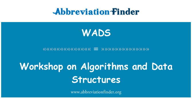 WADS: Seminár o algoritmy a dátové štruktúry