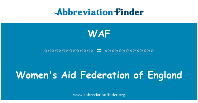 WAF: Federasi perempuan bantuan dari Inggris