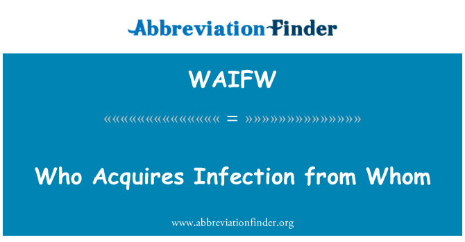 WAIFW: Ki Acquiert enfeksyon ki