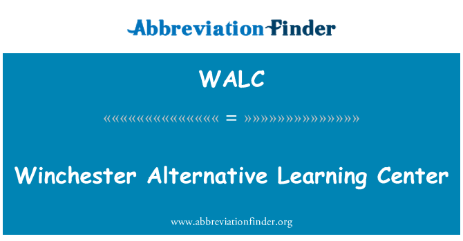 WALC: Winchester alternatyvių mokymo centras
