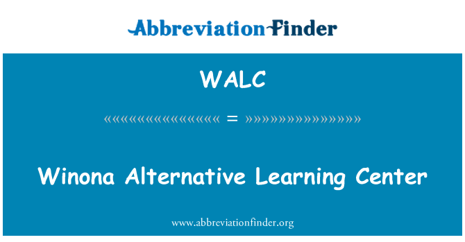 WALC: Winona Alternative Learning Center