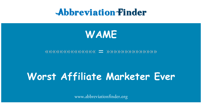 WAME: Pior filial comerciante já