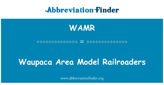 WAMR: Waupaca zòn modèl Railroaders