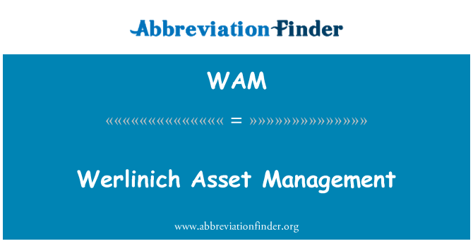 WAM: Werlinich Asset Management