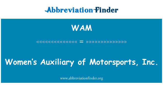 WAM: Naiste abi motospordi, Inc