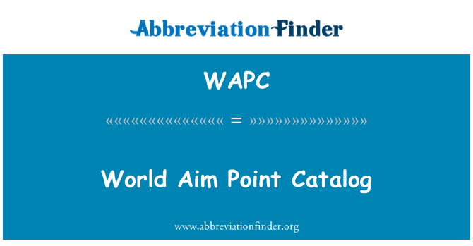 WAPC: Dunia tujuan Point Katalog