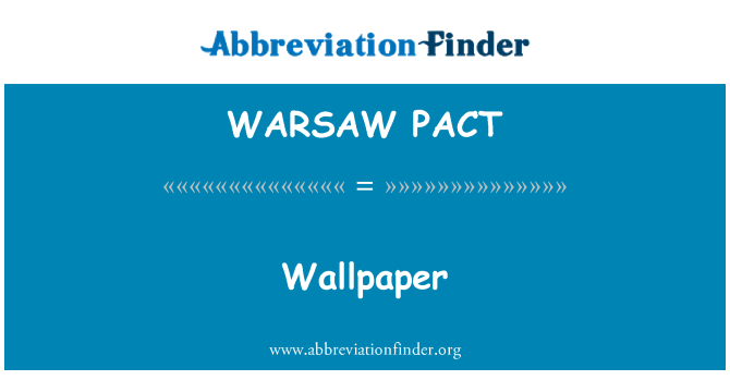 WARSAW PACT: Тапети
