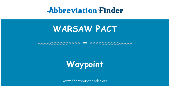 WARSAW PACT: إحداثية
