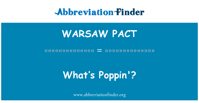 WARSAW PACT: 什麼是街起舞？