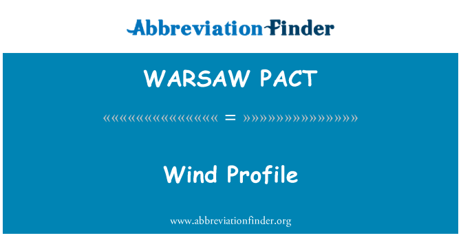 WARSAW PACT: Perfil de vent