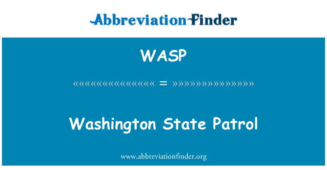 WASP: Washington State patroli
