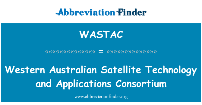 WASTAC: Consorcio de aplicaciones y tecnología satelital Australia occidental