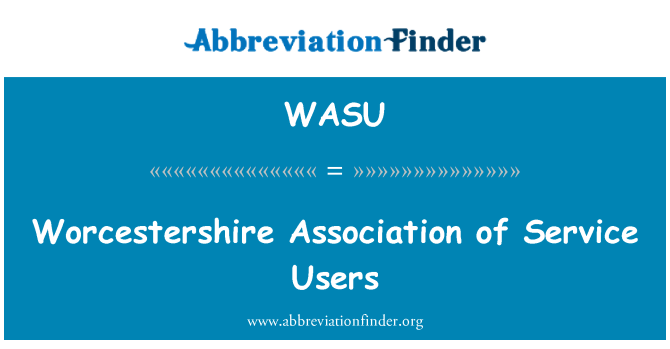 WASU: Swydd Gaerwrangon Cymdeithas defnyddwyr gwasanaeth