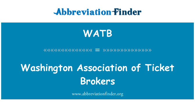WATB: Asosyasyon Washington de tikè en