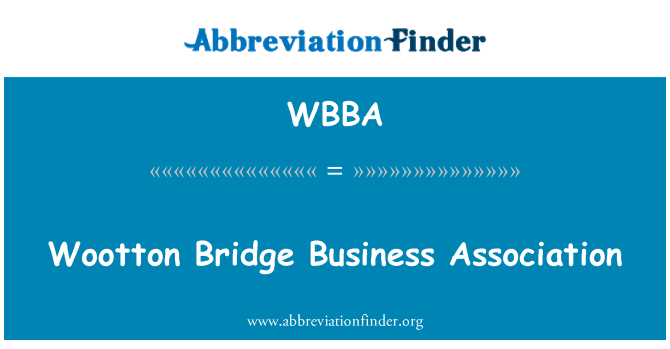 WBBA: Wootton Bridge Business Association