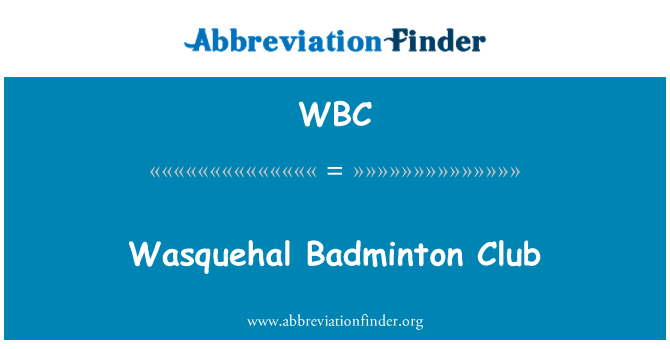 WBC: Wasquehal Badminton Club