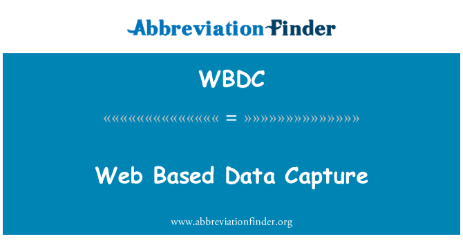 WBDC: Web на основе сбора данных