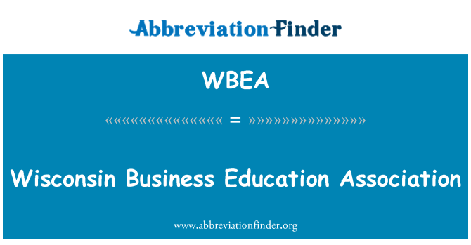 WBEA: Viskonsino verslo švietimo asociacija