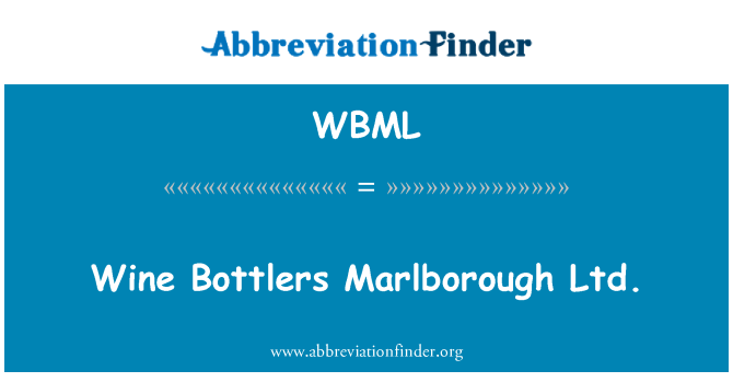 WBML: Víno stáčírny Marlborough S.r.o.