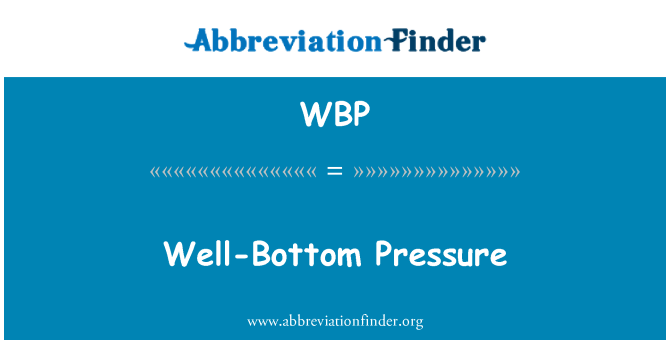 WBP: Vel bunn press