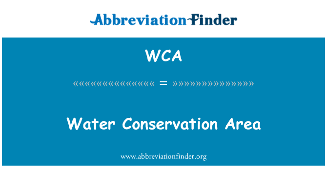 WCA: Vesi Conservation Area