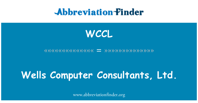 WCCL: Уелс компютърни консултанти, ООД