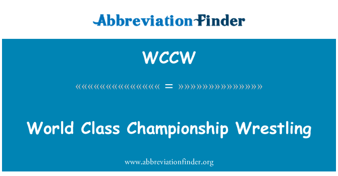 WCCW: Verden klassen Championship Wrestling