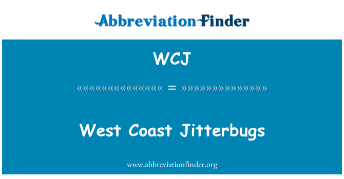 WCJ: West Coast Jitterbugs
