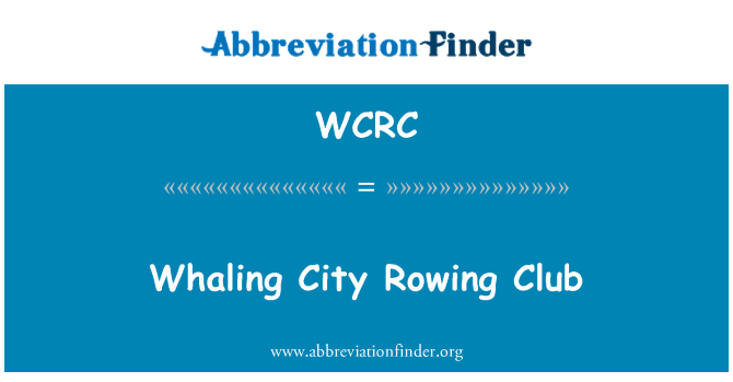 WCRC: Clwb rhwyfo Dinas whaling