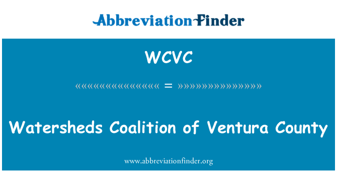 WCVC: Předěly koalice Ventura County