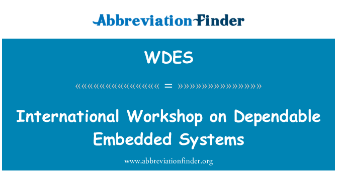 WDES: Atelye entènasyonal sou sistèm Embedded serye