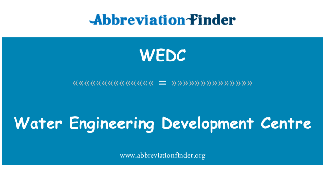 WEDC: מרכז פיתוח הנדסת מים