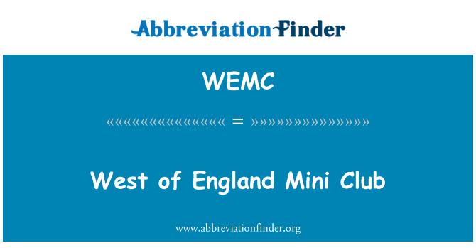WEMC: Solèy England Mini klib