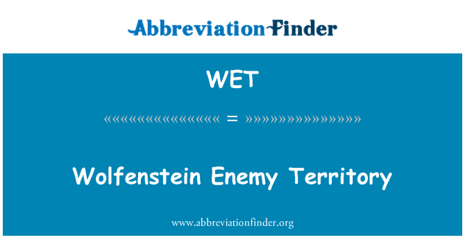 WET: Wolfenstein Enemy Territory