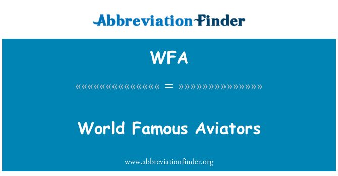 WFA: ห้องท่องเที่ยวชื่อดังของโลก