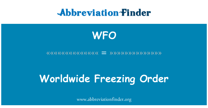 WFO: Le Gel lòd