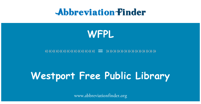 WFPL: Westport Free Public Library