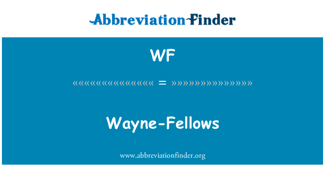 WF: Wayne-Boursiers