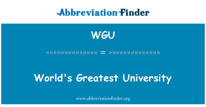 WGU: 세계에서 가장 큰 대학