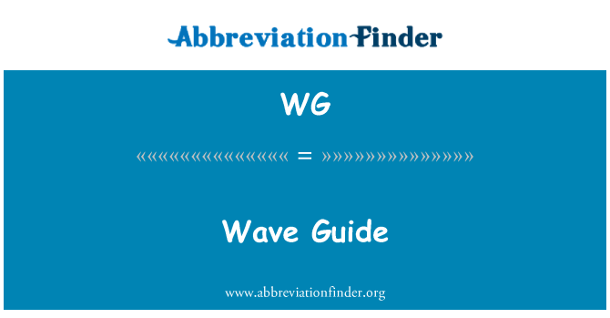 WG: Wave Guide