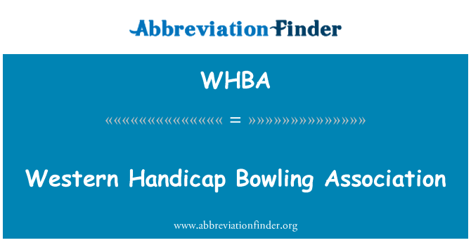 WHBA: Vestlige Handicap Bowling Association