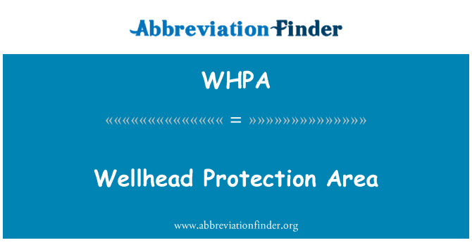 WHPA: Zòn pwotèksyon wellhead