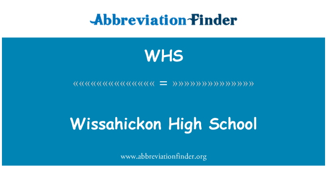 WHS: Wissahickon 고등학교