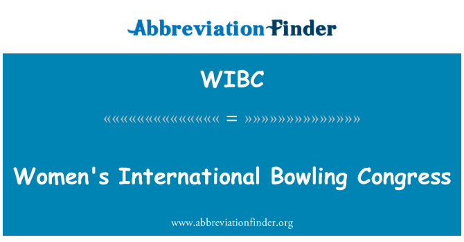 WIBC: Női nemzetközi Bowling kongresszus