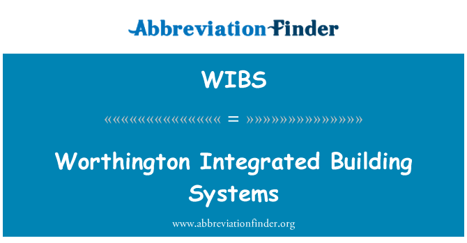 WIBS: Worthington integrado a construção de sistemas
