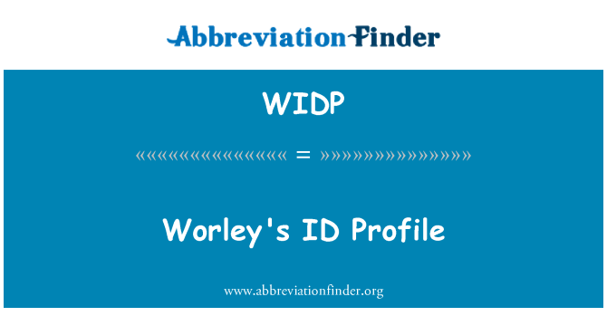 WIDP: معرف الشخصية رلى