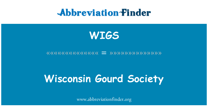 WIGS: Wisconsin Gourd Society