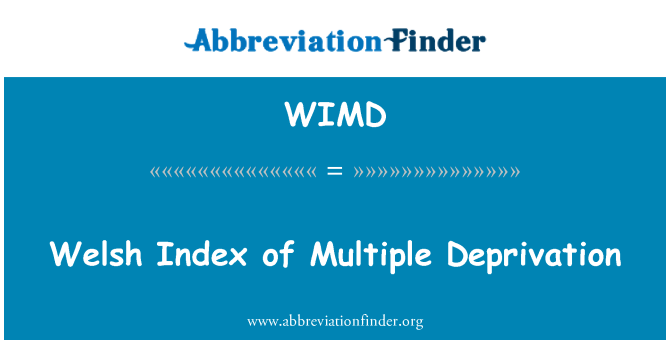 WIMD: Waleský Index viac deprivácie
