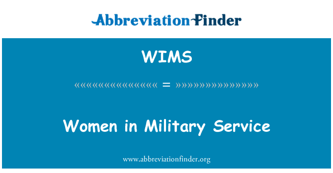 WIMS: Fanm nan sèvis militè